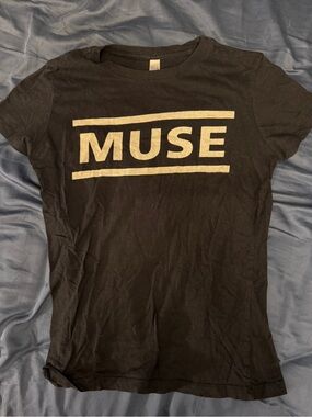Muse Band Merch Black Graphic Tee